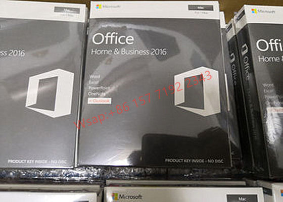 DVD Retail Microsoft Office Home And Business 2016 Online Activation